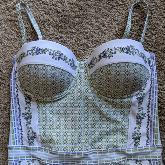 NWT Tory Burch Lipsi Printed One Piece Swimsuit L - Picture 5 of 8